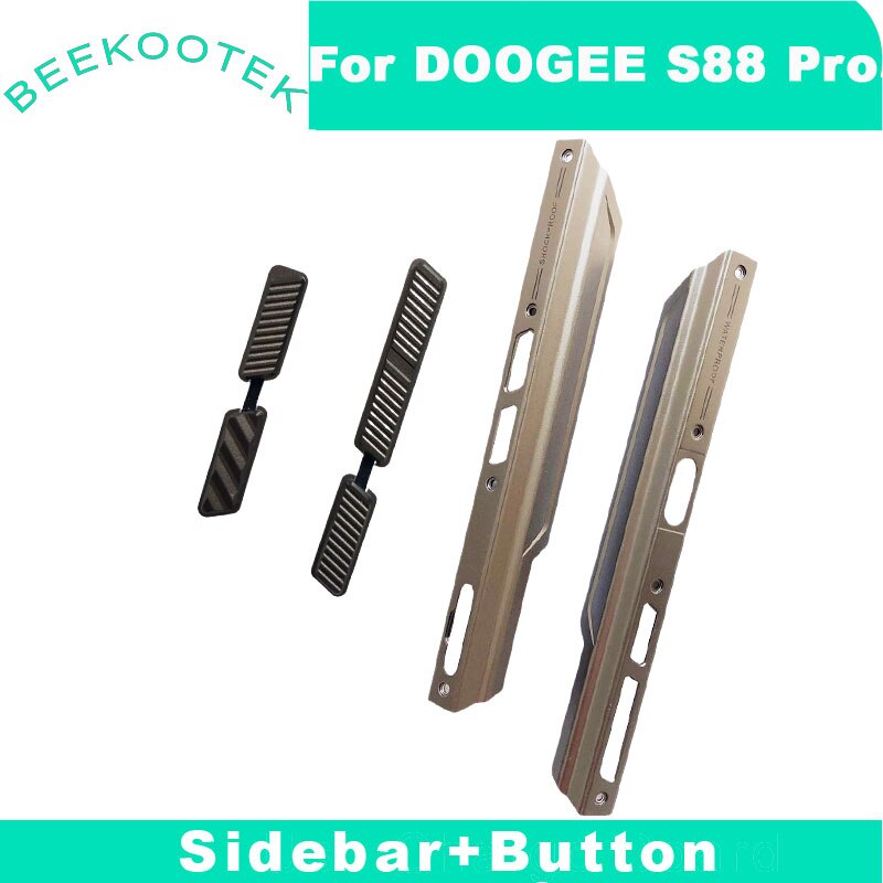 Neue Gehäbenutzen EINE frontal Hülse Mitte Seite Metall Rahmen Gehäbenutzen fallen Nahen + Energie Volumen SOS Geschmack Reparatur Teile Für doogee S88 Profi: Sidebar und Taste