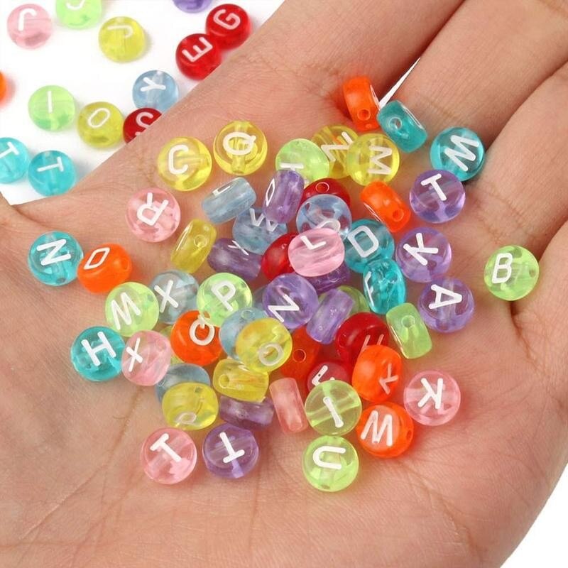 DIY Toys English Alphabet Beaded Material For Jewelry DIY Handmade Making Venue Layout Educational Wedding Toys T0I7