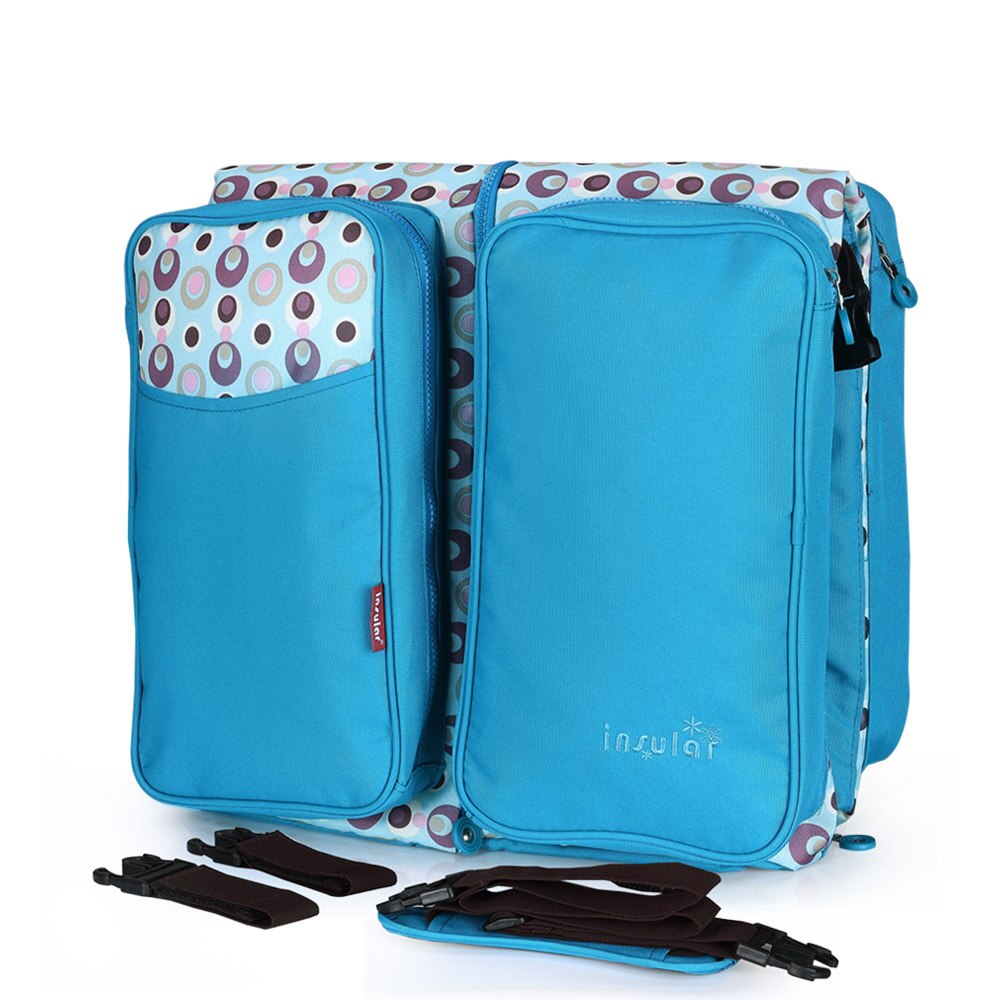 Insular-berceau Portable 2 en 1 multifonction, pour -né, sac de voyage sûr, pliable, lit de bébé, sac de poussette: 10037 Blue