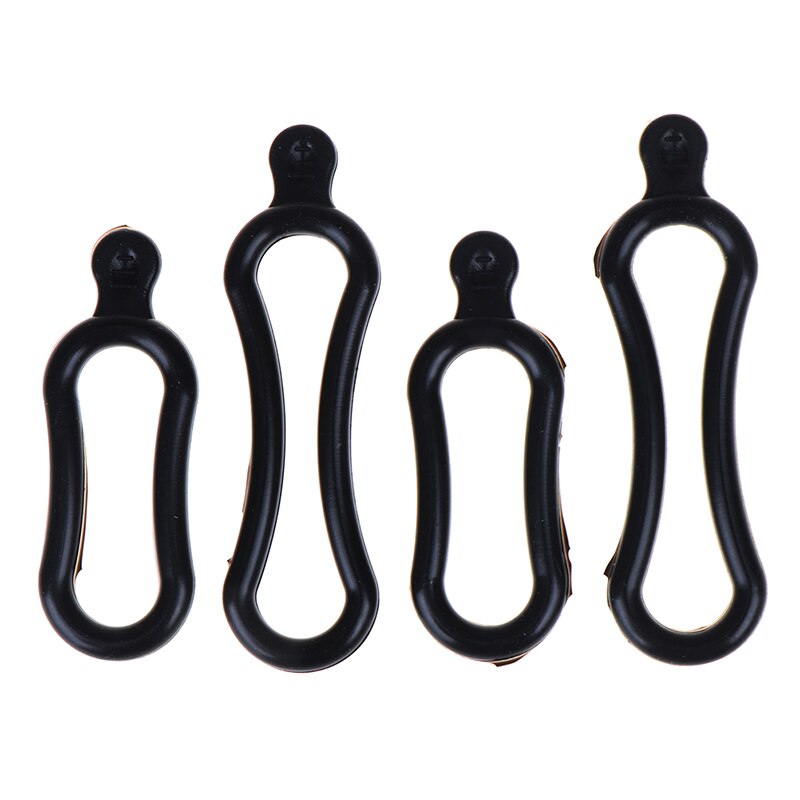 4 pièces Silicone caoutchouc anneau attache bande pour phare vélo phare