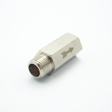 1/4" BSP Male x 1/4" BSP Female Thread Brass Check Valve One Way Non-return Valve For Water Oil Gas