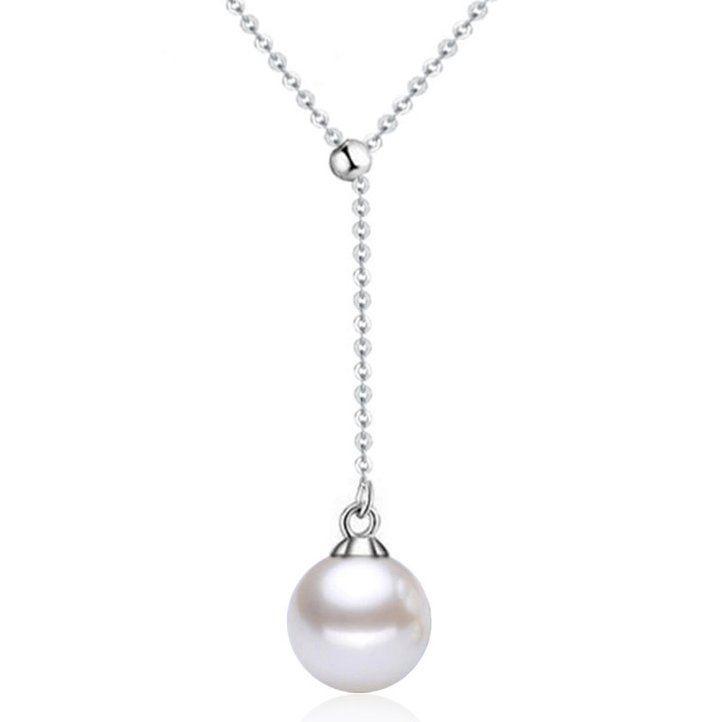Nehzy S925 Stempel Zilver Vrouw Hanger Hanger Hoge Imitatie Parels Opal Shambhala Kristallen Sieraden Gouden Ketting: 484