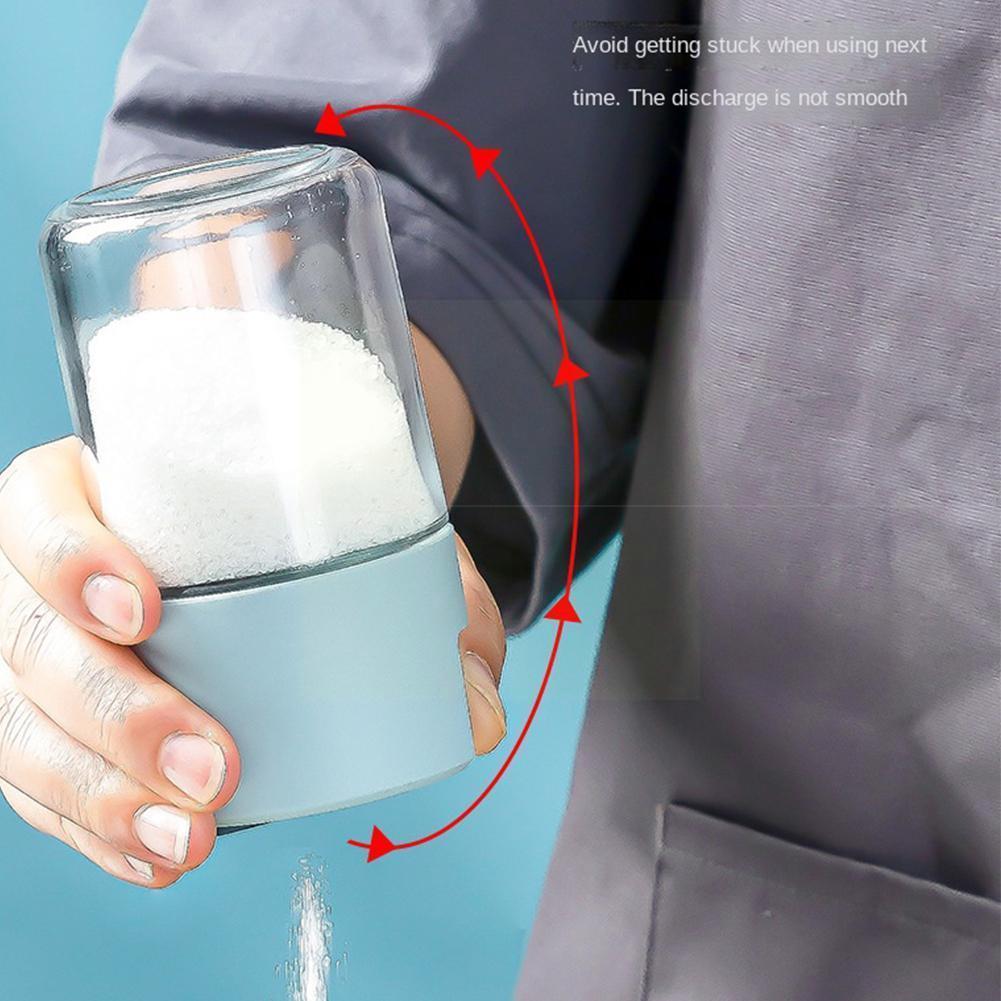 Kitchen Metered Salt Dispenser Salt Control Bottle Jar Type Seasoning Container Press Bottle Seasoning Limited A5G7