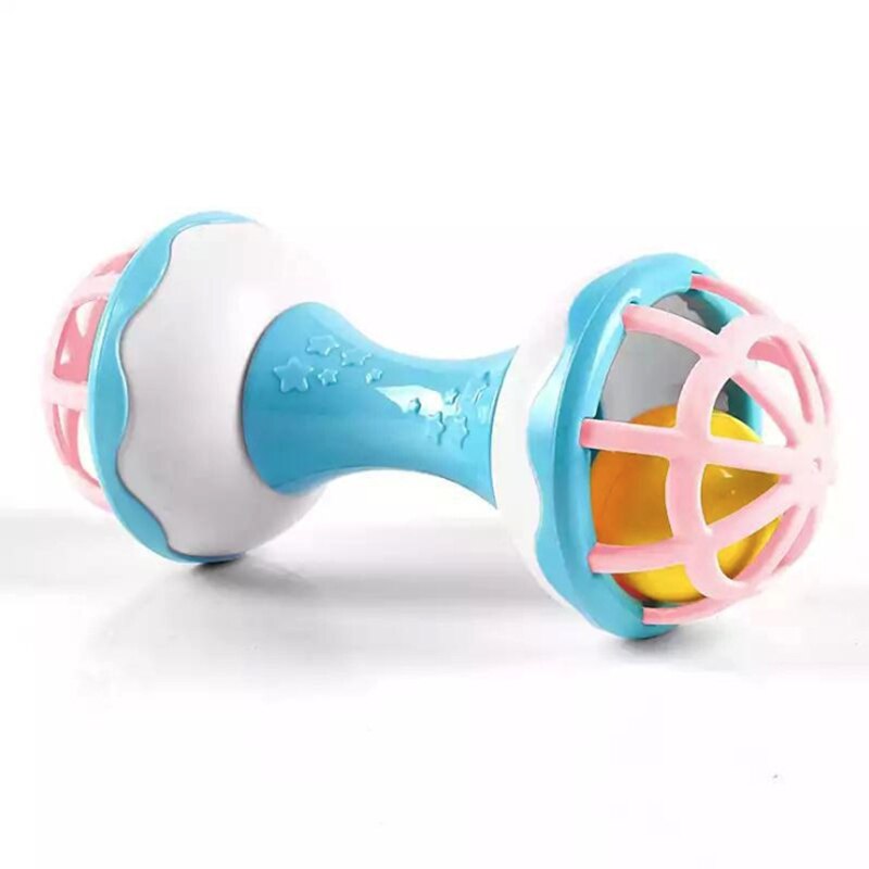 Aveeno Rustgevende Baby Puzzel Vroegschoolse Speelgoed 0-1 Jaar-Oude Bel Baby Shou Zhua Qiu Neonatale kan Bijten Flexibele Lijm Fitness Ba: MAKALONG-2