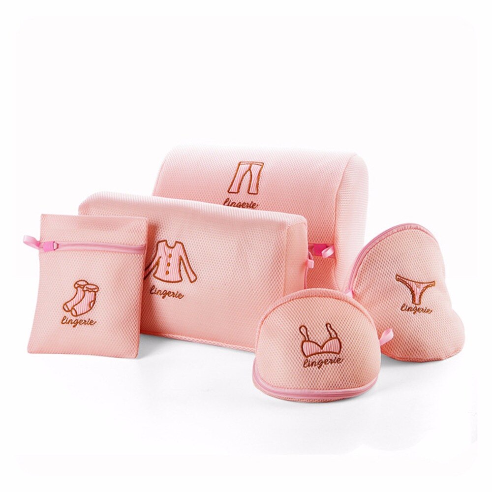Polyester mesh waszak delicatesse lingerie bh sokken ondergoed kleding waszakken zakje kleding beschermhoes