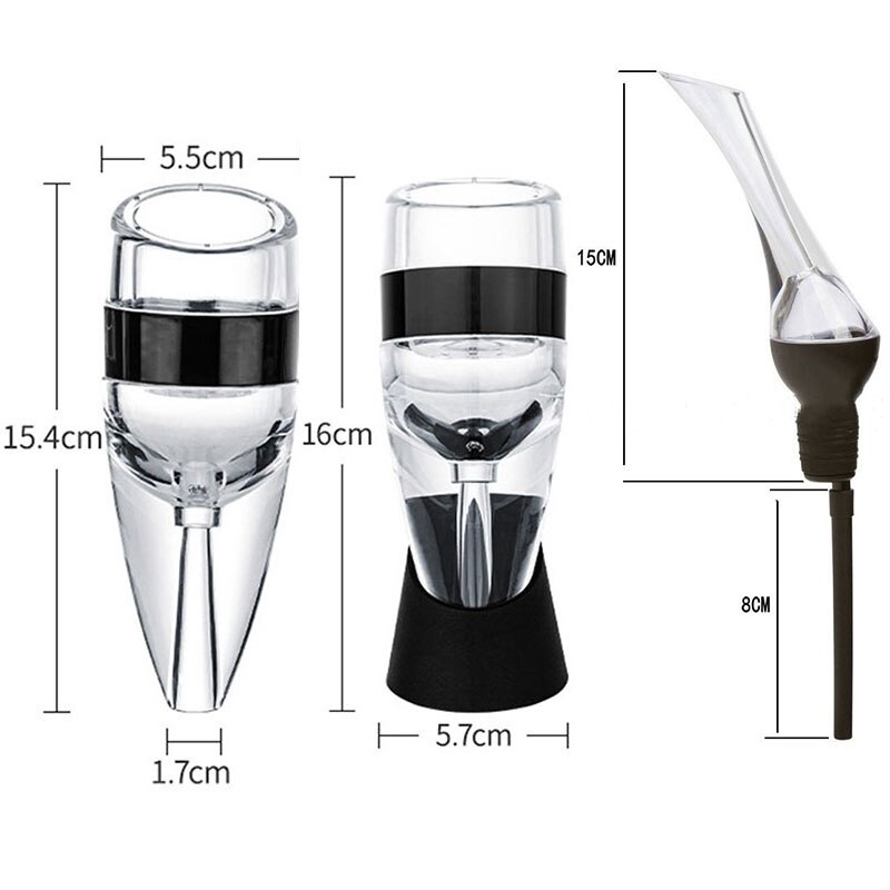 Snabb karaff splitter rödvin vin filter set vin set karaff med filter kopp dispenser whisky luftare bar tillbehör