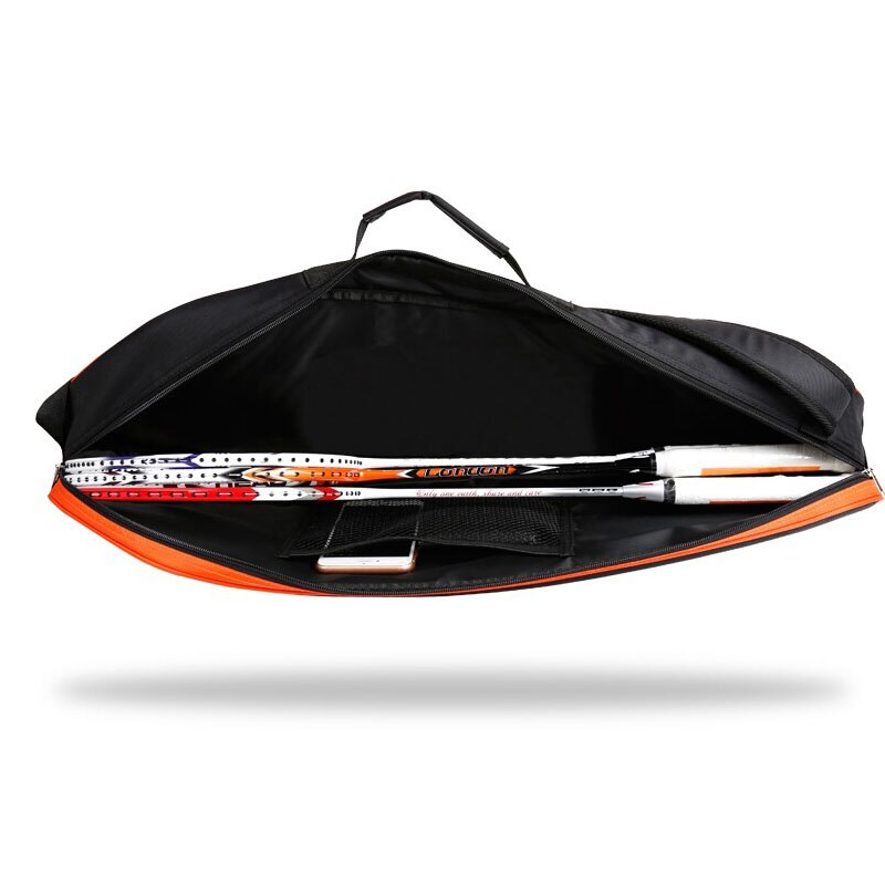 Original enkelt skulder hoved ketsjertaske stor kapacitet til 1-3 badminton & squash ketsjre mandlige sports taske