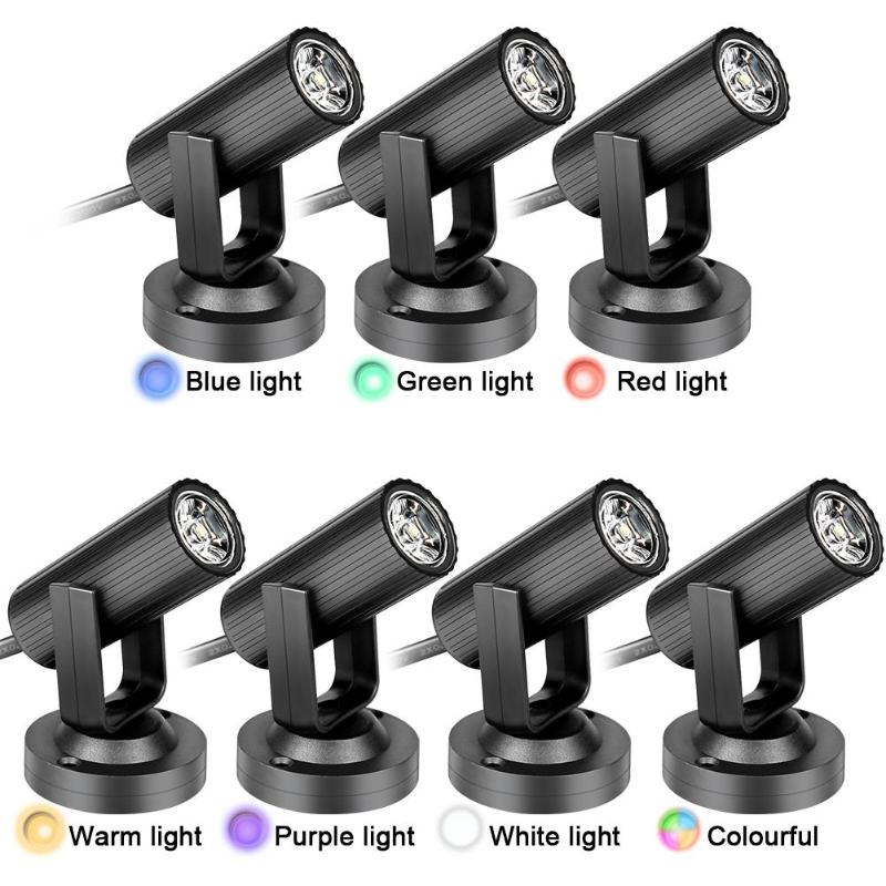 Led scen spotlight lampa 1w ac 85-265v 50/60hz beam ljus ktv bar musikfestival fest ljuseffekt strål ljus dekoration