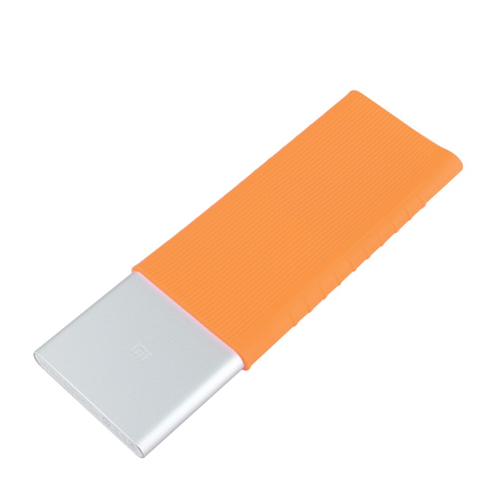 Powerbank silikone etui cover bærbart 10000 mah eksternt batteri cover cover anti-shock til xiaomi