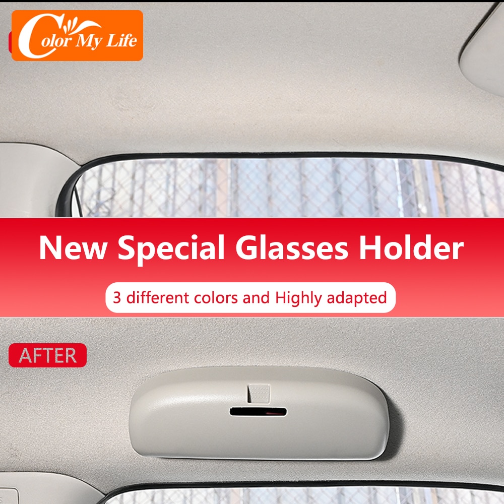 Color My Life Upgrade Car Sunglasses Holder Case Storage Box for BMW E82 E88 E90 E91 E92 E93 E60 E61 E63 E64 E65 E66 E67 E68