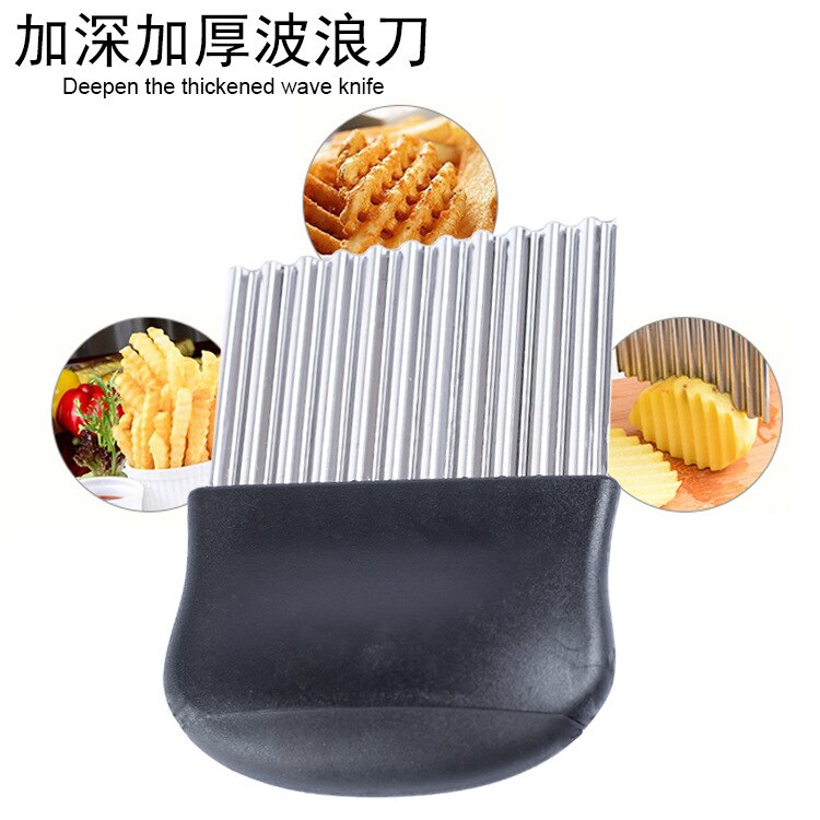 Stainless Steel Potato Cut Potato Wave Knife French Fries Cut Wave Cut French Fries Knife Kitchen Cutting Tools