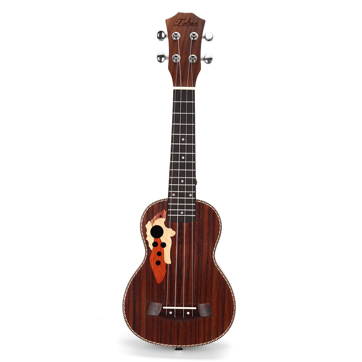21 Inch 4 Strings Rosewood Ukulele Guitar With Grape Shape Original Aquila String Musical Instrument