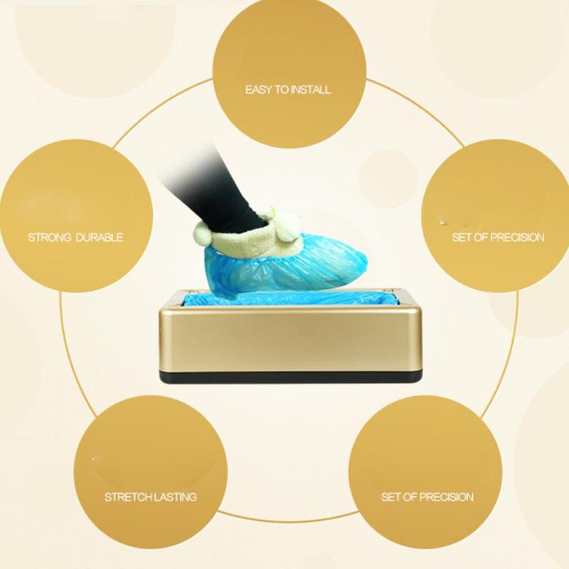 Automatic Shoes Cover Machine Household Stepping Disposable Film Dispenser Maker Smart Shoe Machine Cover Shoe Booties Shoe