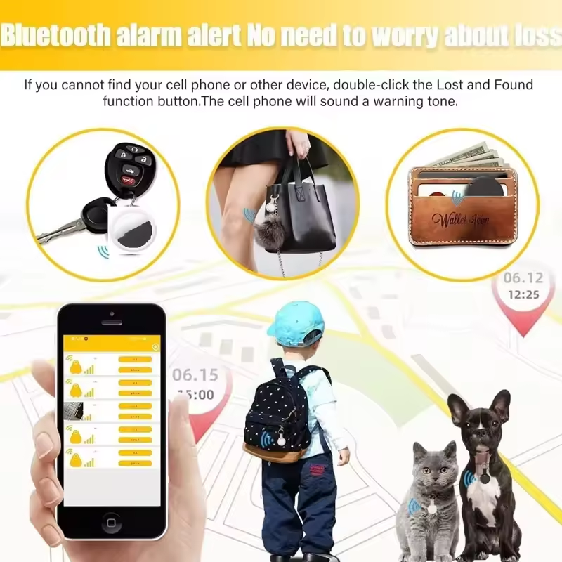 Xiaomi Mini Smart Finder Draagbare Locator Bluetooth 4.0 Tag Tracker Anti Verlies Locatie Kinderen Portemonnee Locator Apparaat Locator