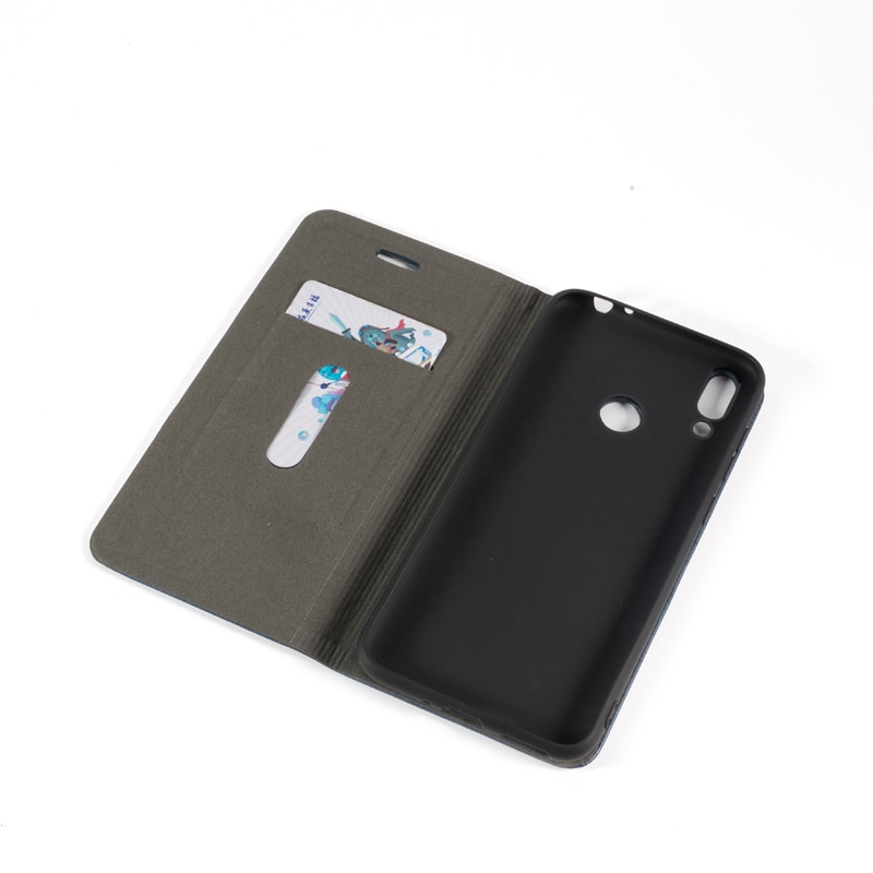 Pu Leather Wallet Phone Case For Huawei Honor 8C Flip Book Case For Huawei Nova 4 Business Case Soft Tpu Silicone Back Cover