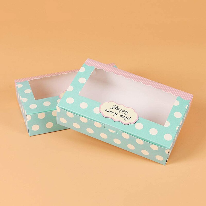 6 Stuks Van Papier Taart Dozen Voor Cupcakes Koekjes Gebak Dozen Bakkerij Container Set