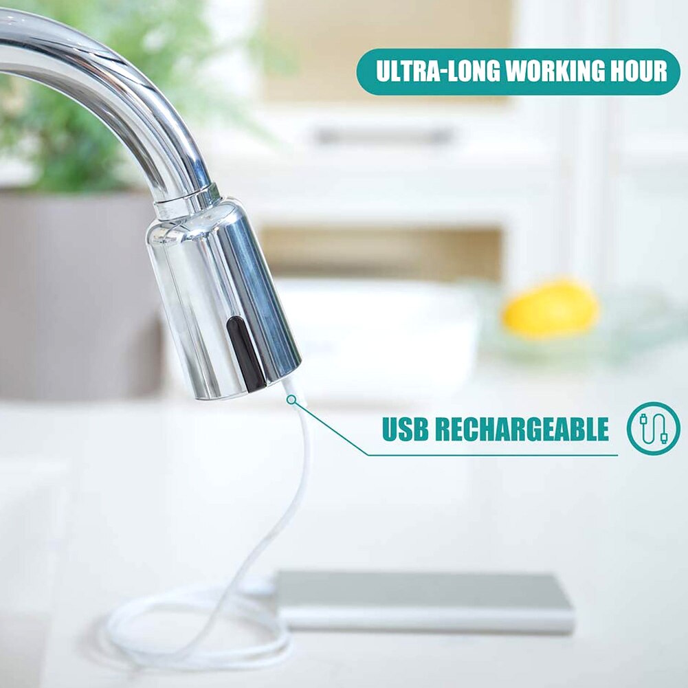 Adaptador de grifo automático, Sensor de movimiento, fácil de instalar, anticorrosión, inteligente, sin contacto, práctico, para cocina y baño