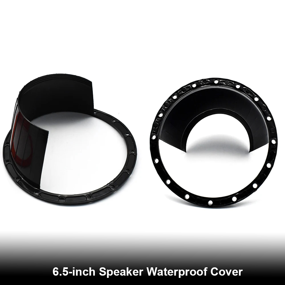 2 Stuks Car Audio Refit 6,5-inch Luidspreker Waterdichte Hoes Audio Roestbescherming Pad Luidspreker Waterdichte Hoes Zwart Rood Universeel