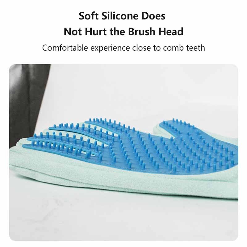 Chien Animal de compagnie toilettage gant Silicone chats brosse peigne desheding cheveux gants chiens bain nettoyage fournitures animaux peignes nettoyage pour animaux de compagnie
