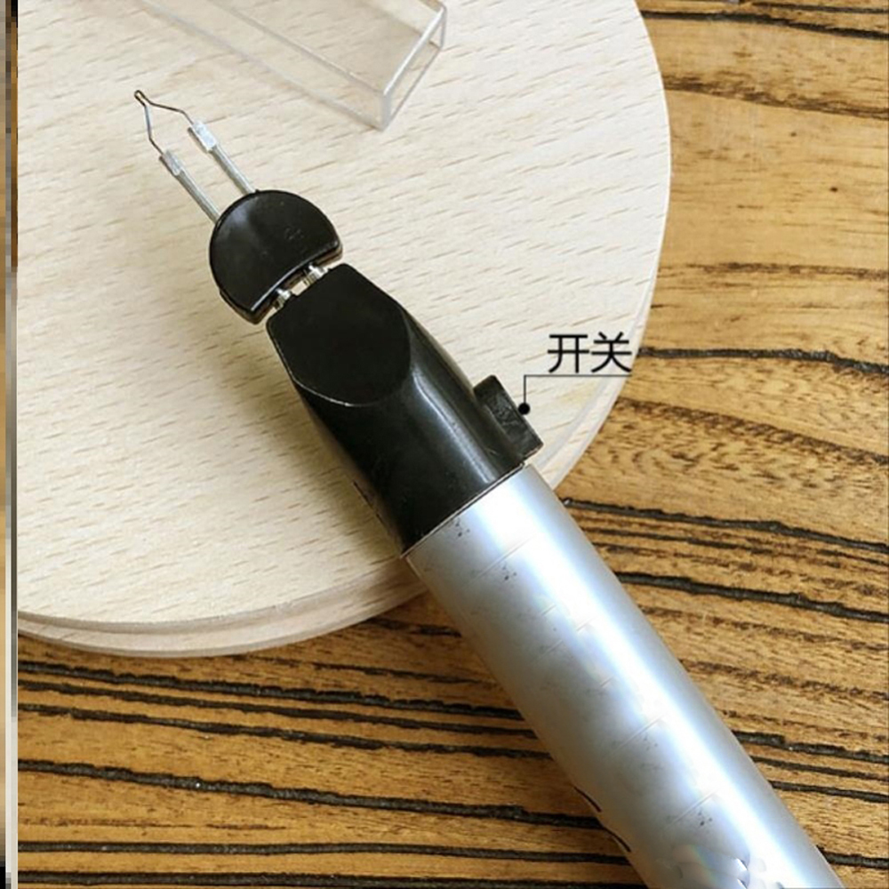 Stylo électrique brûlé à artisanat cuir bricolage fils, 1 pièce/lot, outil fait à la main