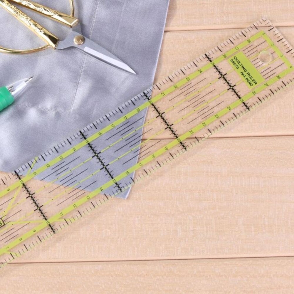Portable Patchwork Feet Ruler DIY Handmade Quilting Tailor Sewing Craft Tool