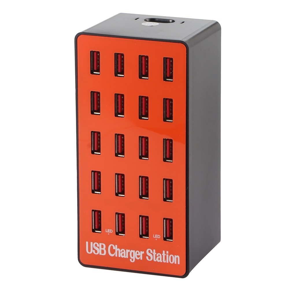 USB Smart Charger 20 Ports USB Hub Fast Charging Station Power Adapter Universal for Phone iPhone 8 Plus X iPad Huawei