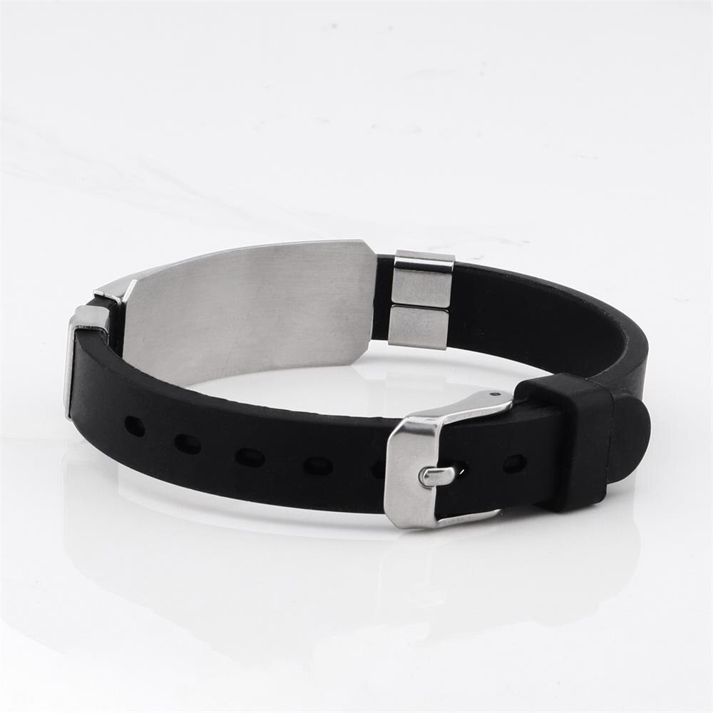 Trendy Religious Heart Jesus Scripture Quote Christian Bible Inspirational Verse Faith Hope Love Silicone Bracelets For Man