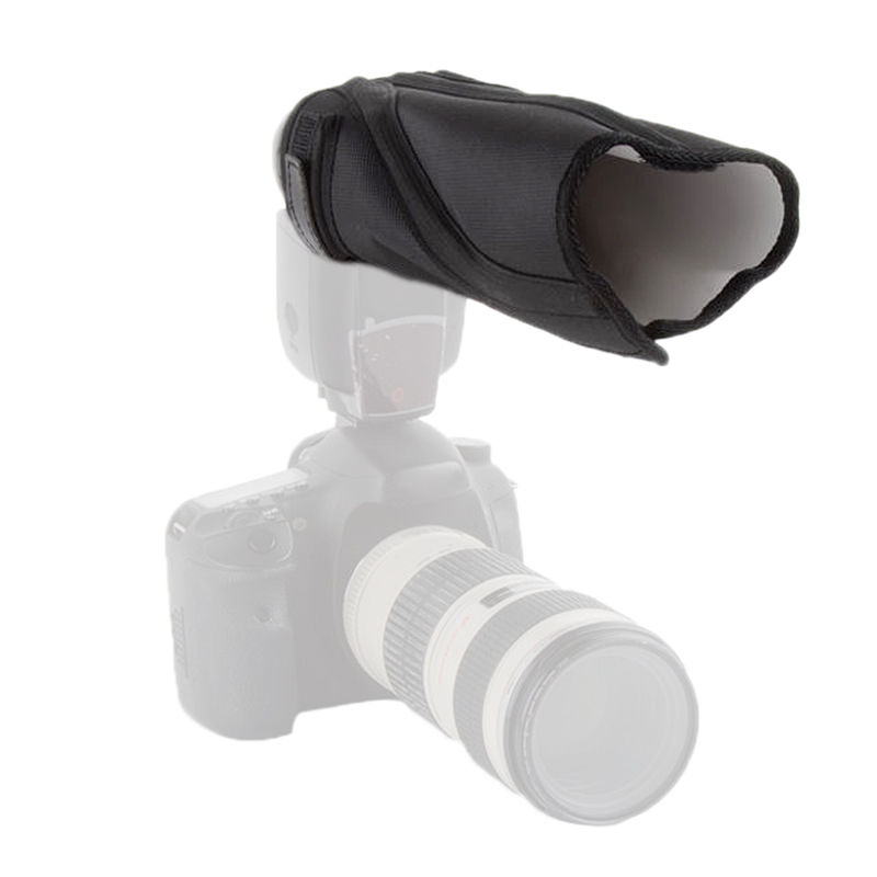Reflector plegable Universal Speedlight Snoot, doblador de difusor de Soft Box para Flash sellado para Nikon, para Flash Softbox Canon 580EX