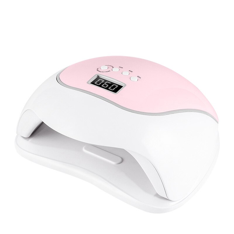 120W Nagel Trockner LED UV Lampe Für Trocknen NäGel 4 Timer 36 Lichter Gel Härtung Polnischen Manikübetreffend Automatische Sensor Nagel Kunst Maschine: Rosa / uns