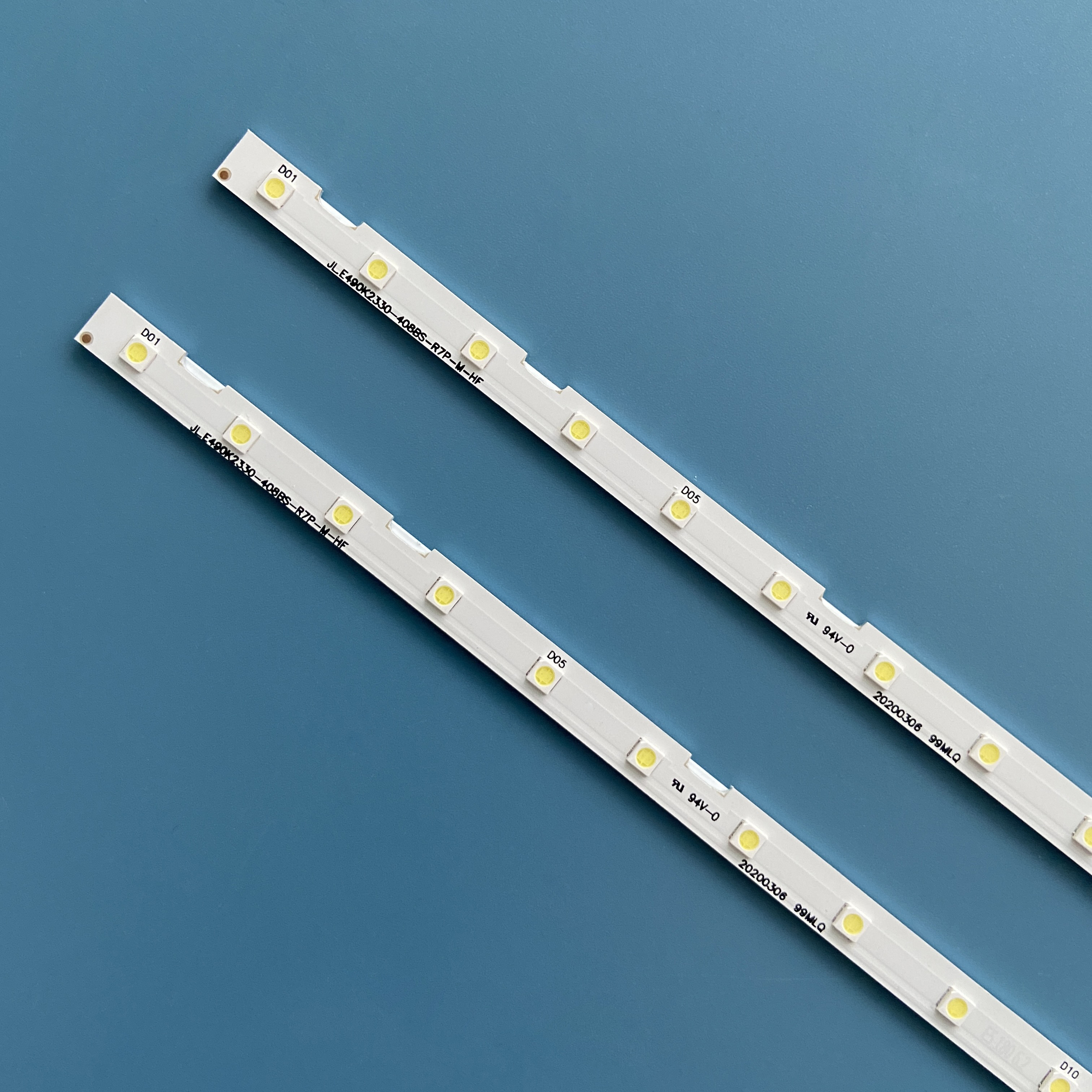 Tira de luces LED, accesorio para Samsung UE49RU7300 UE49NU7105 UE49NU7105K UE49NU7670U UE49NU7020 UE49NU7400 BN96-45953A LM41-00630A, LM41-00557A, 2