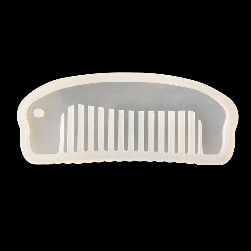 3d transparente uv-harz-silikonformen für kammformen, epoxidharzformen für diy-schmuckherstellung, werkzeuge, harzformen, silikon, weihnachten: A