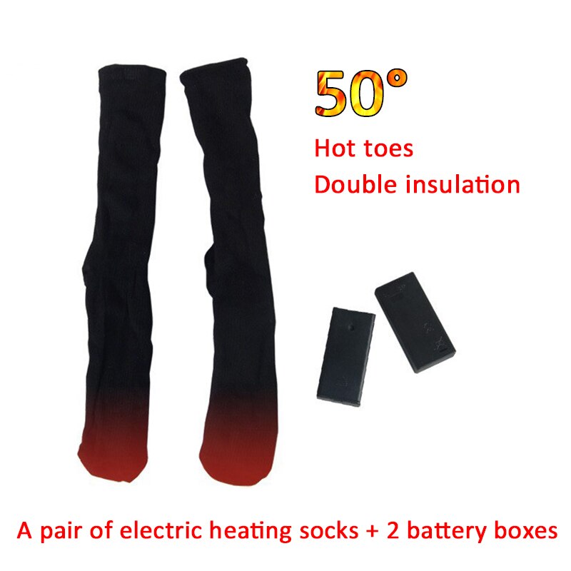 Electric Heated Socks Battery Power Self-heating Socks To Prevent Cold Adult Men Thermal Foot Treasure Warm-sock