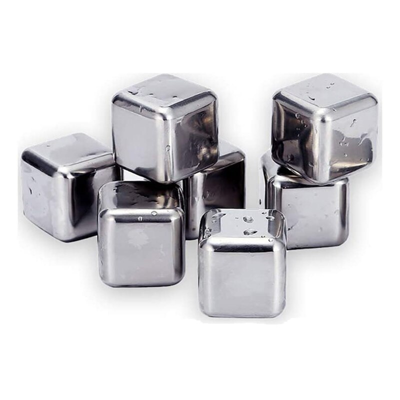 Juego de piedras para whisky de acero inoxidable, juego de piedras para enfriar el whisky, Enfriador de bebidas