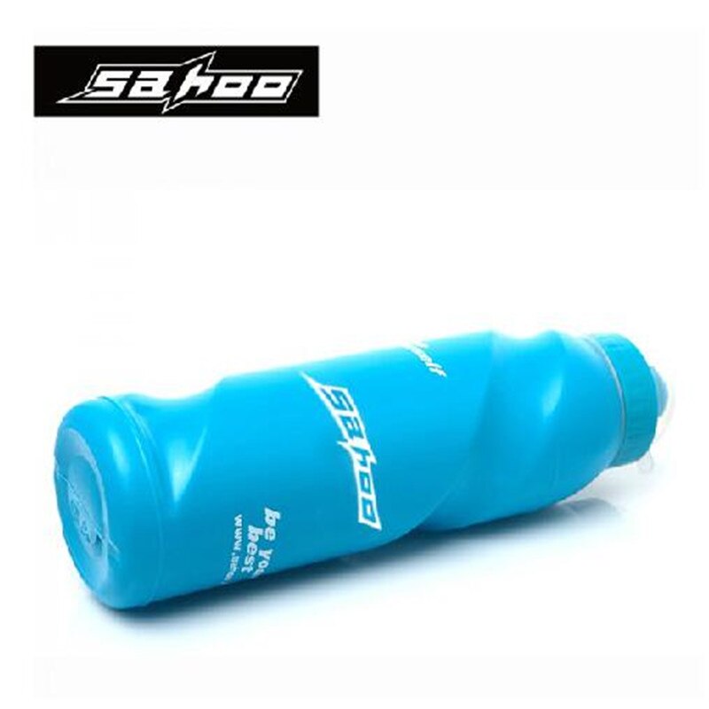 Offre spéciale SAHOO bleu bouteille d'eau de vélo de alimentaire PE plastique 700 ml vélo vélo sport bouteille d'eau avec couvercle anti-poussière