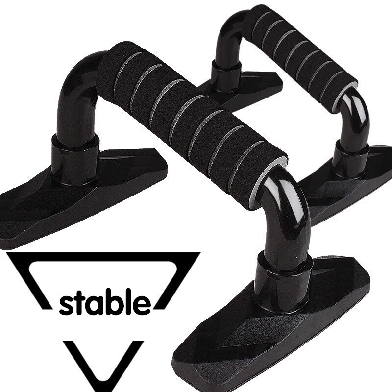 1 Pair Push-Ups Stands Classic Delicate Gym Sports Fitness Equipments Foam Handle I-Shaped Muscle Training Push Up Bar