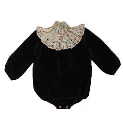 Peuter Meisje Jongen Gebreide Rompertjes Baby Fluwelen Jumpsuit Herfst Een Stuk Meisjes Knit Romper Baby Boutique Kleding: A / 9m