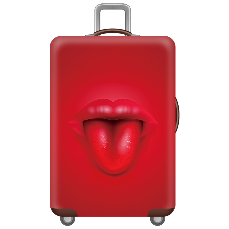 18-32 inch beschermhoes voor bagage kofferhoes koffer trolley koffer stofkap perfecte elastische reisaccessoires: XL / Paars