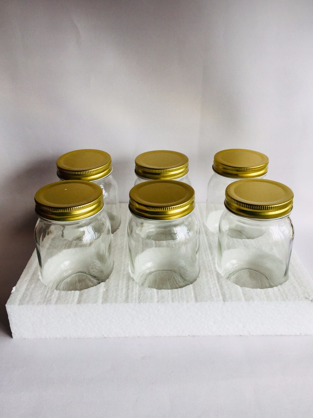 16OZ(500ml) Glass Mason Jam and Food Jars with Metal Lids,6PCS Packed,USD29.88/Lots