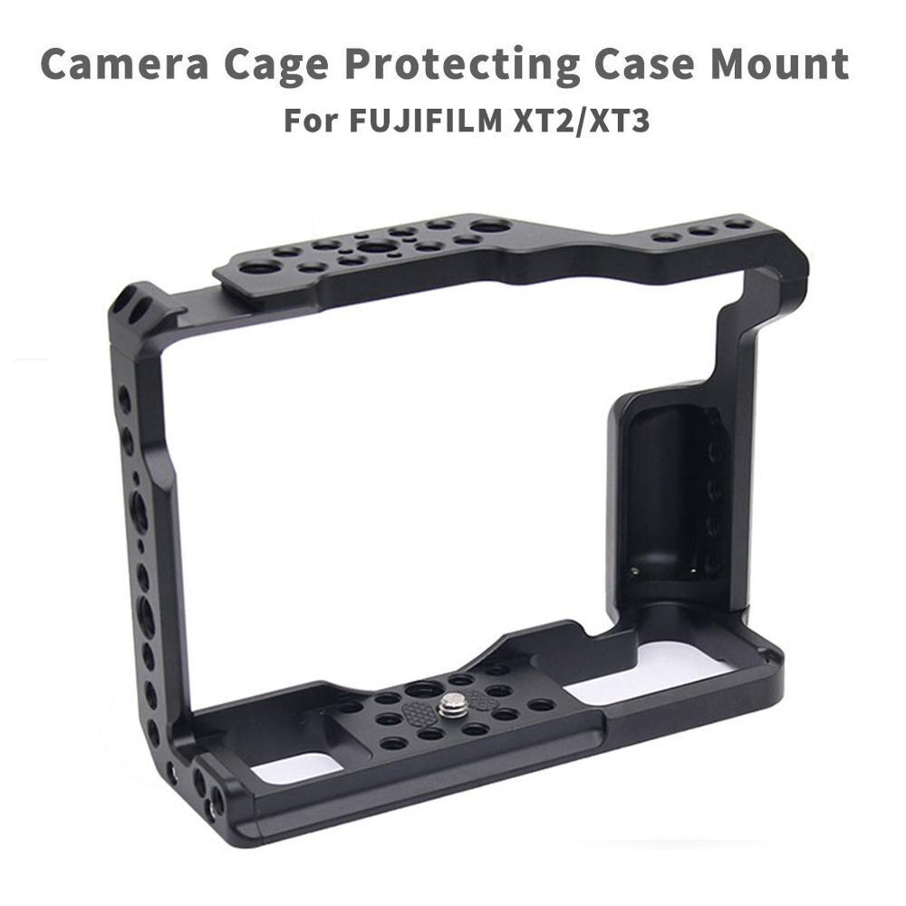 Bgning Aluminium Camera Kooi Video Film Maken Frame Voor Fujifilm XT2 XT3 Dslr Camera Stabilizer Rig Beschermende Case Cover