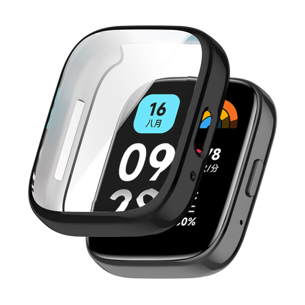 Funda protectora para Xiaomi Redmi Watch 4 3 accesorios, Protector de pantalla de TPU suave para Xiaomi Redmi watch 3 Active/3 Lite: XS / Blanco