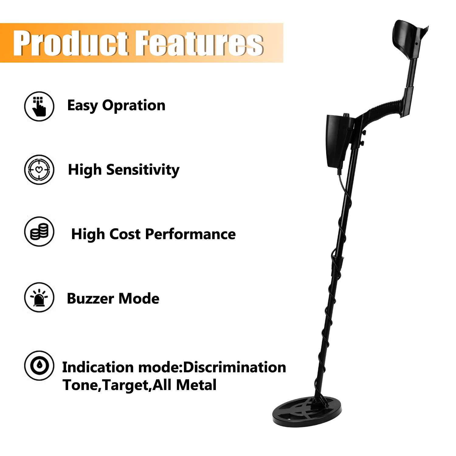 Underground Metal Detector GTX5060 Gold Ground Metal Detector Nugget High Sensitivity Sliver Finder Pinpointer