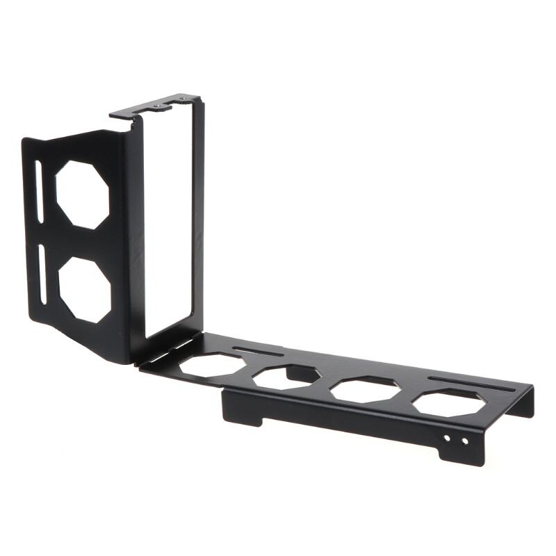 Metal Graphics Card Bracket Riser Fixed Vertical Case PCI-E 16x x16 Internal Brackets Holder Stand