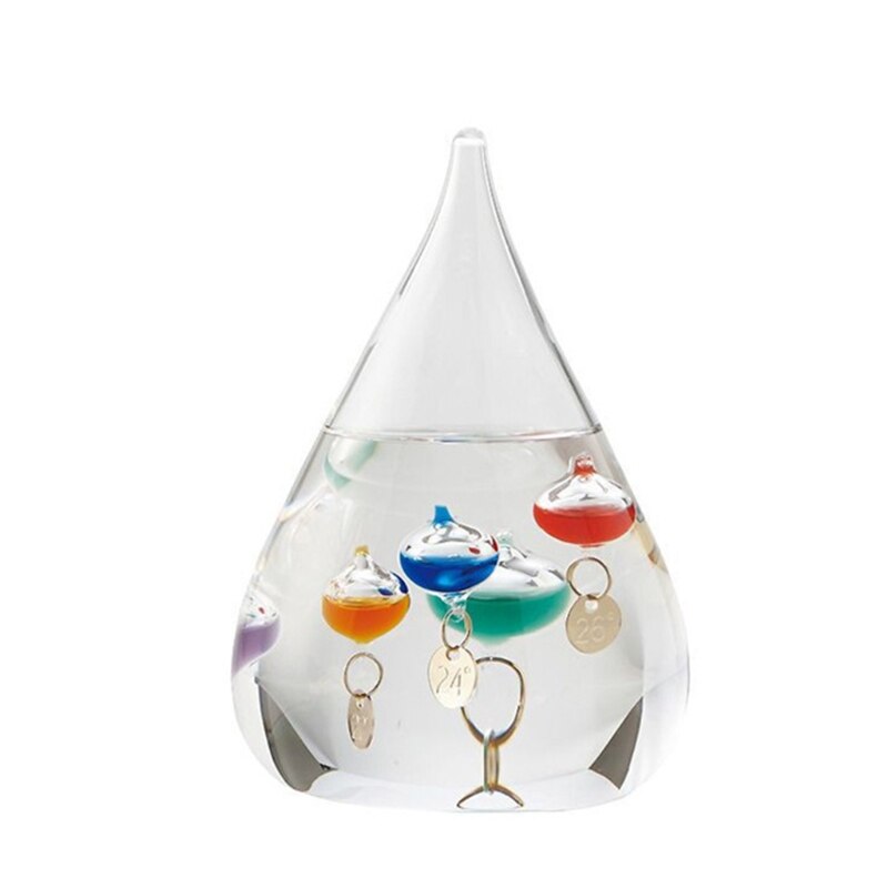 Termómetro de Galileo para niños, botella de predicción del tiempo, decoración creativa para Ciencia y juguetes educativos