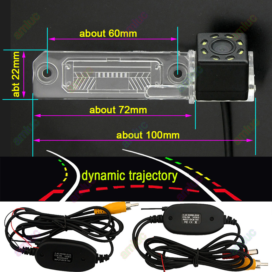 Vehicle Wireless Car Camera Monitor for VW Skoda Superb Magotan Touran Passat Jetta Caddy Golf Multivan T5 Transporter Bora Polo
