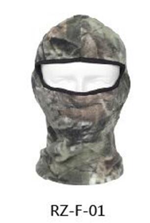 , pasamontañas de cuello polar térmico de camuflaje, máscaras cálidas para deportes al aire libre, gorra de ciclismo a prueba de viento, máscara facial completa para esquí de invierno: RZ F  01