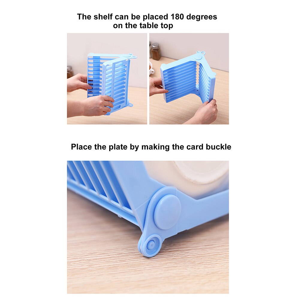 Køkkenvask afløbsstativ opbevaring arrangør tallerken tørrestativ holder hylde afløbsstativ cocina plast tallerken kopper stativ display holder