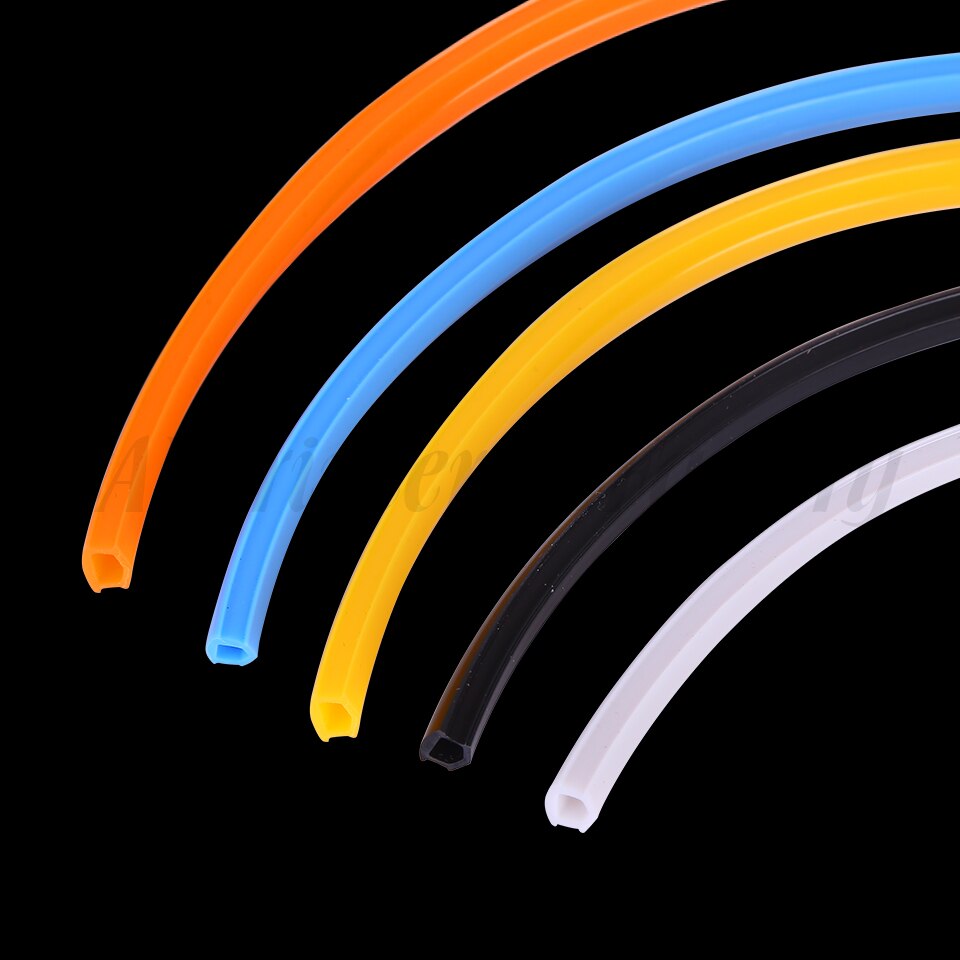 1 meter 20/30/40/50 serie 6mm/8mm /10mm vlakke afdichting voor aluminium profiel zachte sleufafdekking/paneelhouder c-balk machine