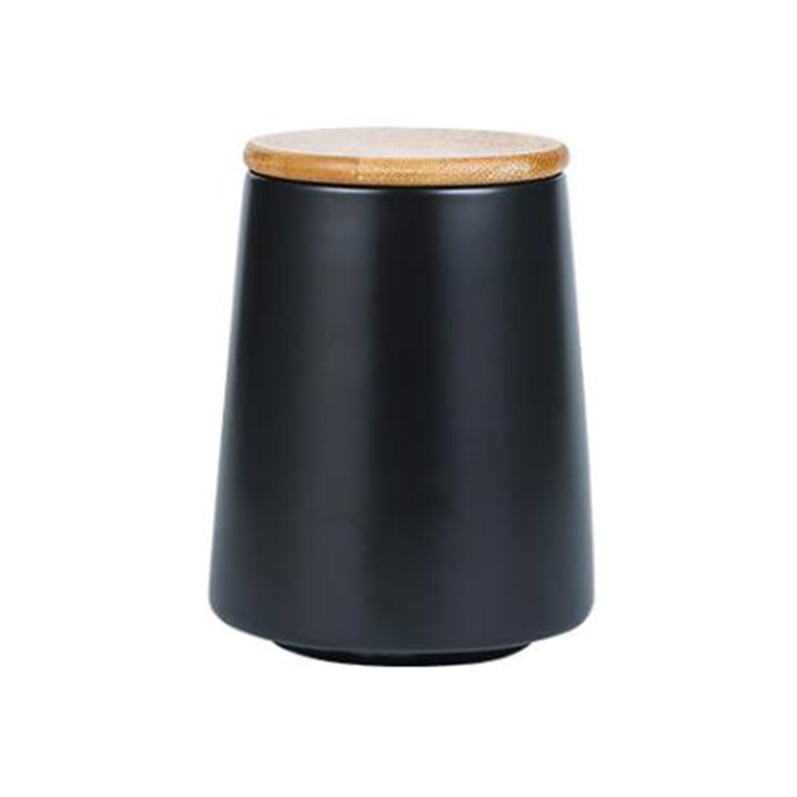 Food Storage Box With Cover Coffee Bean Tea Container Box Storage Bottle Jar Ceramics For Dried Fruit Ceramic Grain Storage Tank: Black M