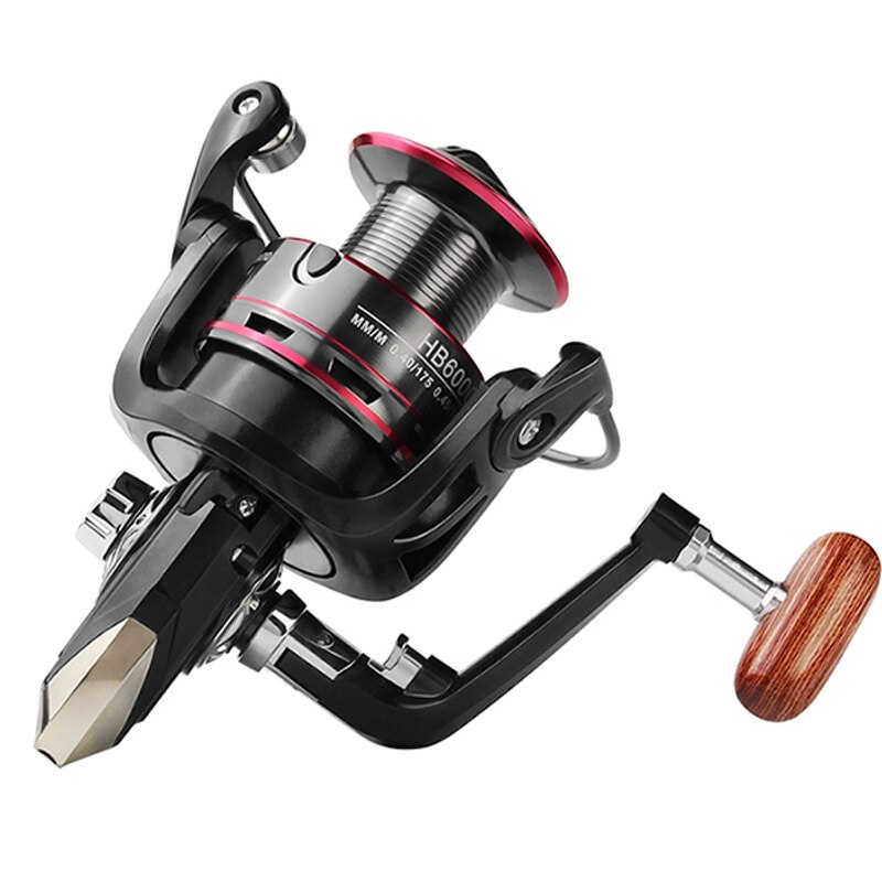 LINNHUE 8KG Max Drag Stainless Steel Handle Line Spool Saltwater Fishing Accessories Fishing Reel All Metal Spool Spinning Reel