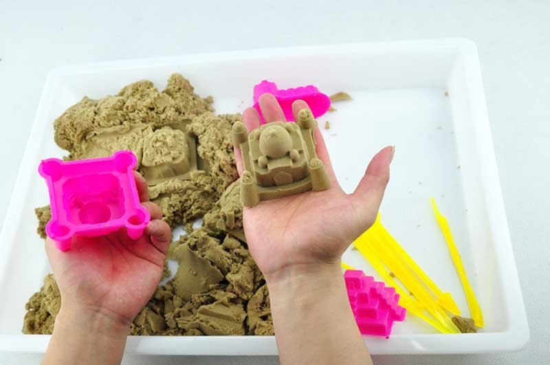 6 Stks/set Spelen Zand Outdoor Speelgoed Voor Kinderen Zomer Zee Strand Speelgoed Baby Building Zand Kasteel Mold Kids Model Gereedschap sets